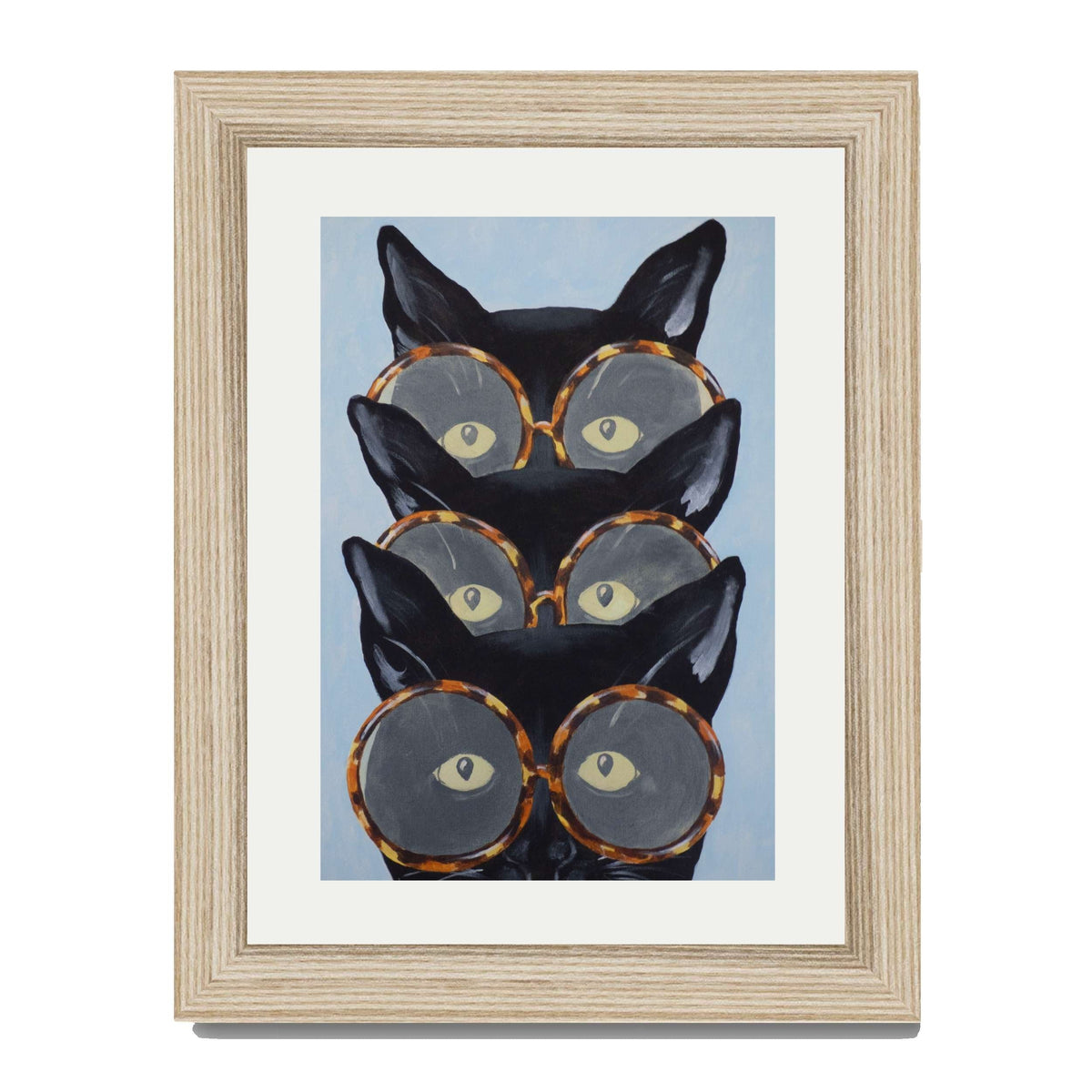Foxglove Axis Cat Wall Art Print — gallery image 61