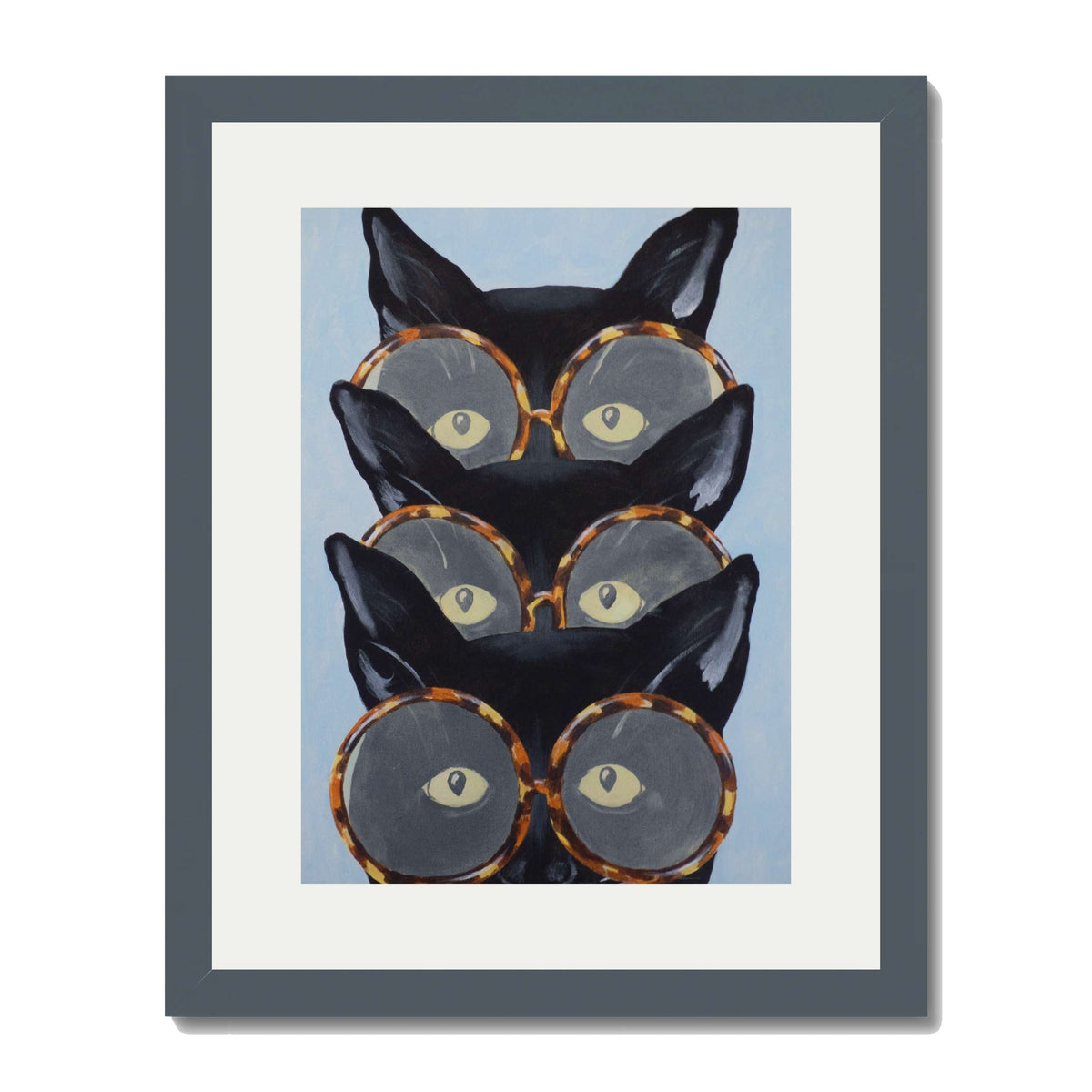 Foxglove Axis Cat Wall Art Print — gallery image 56