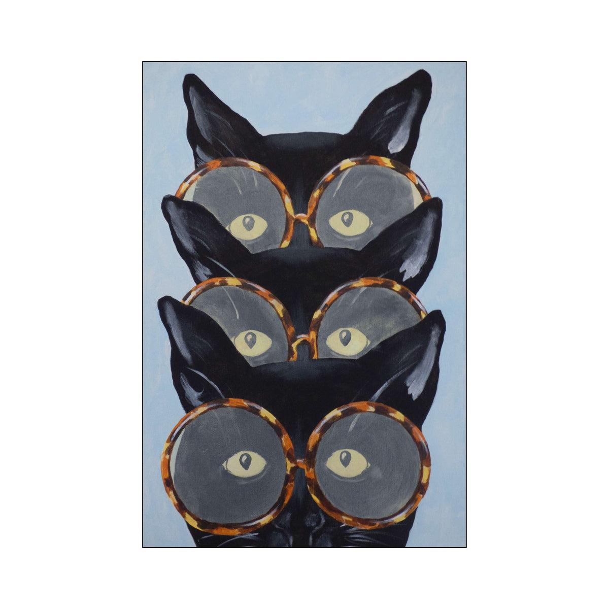Foxglove Axis Cat Wall Art Print — gallery image 68