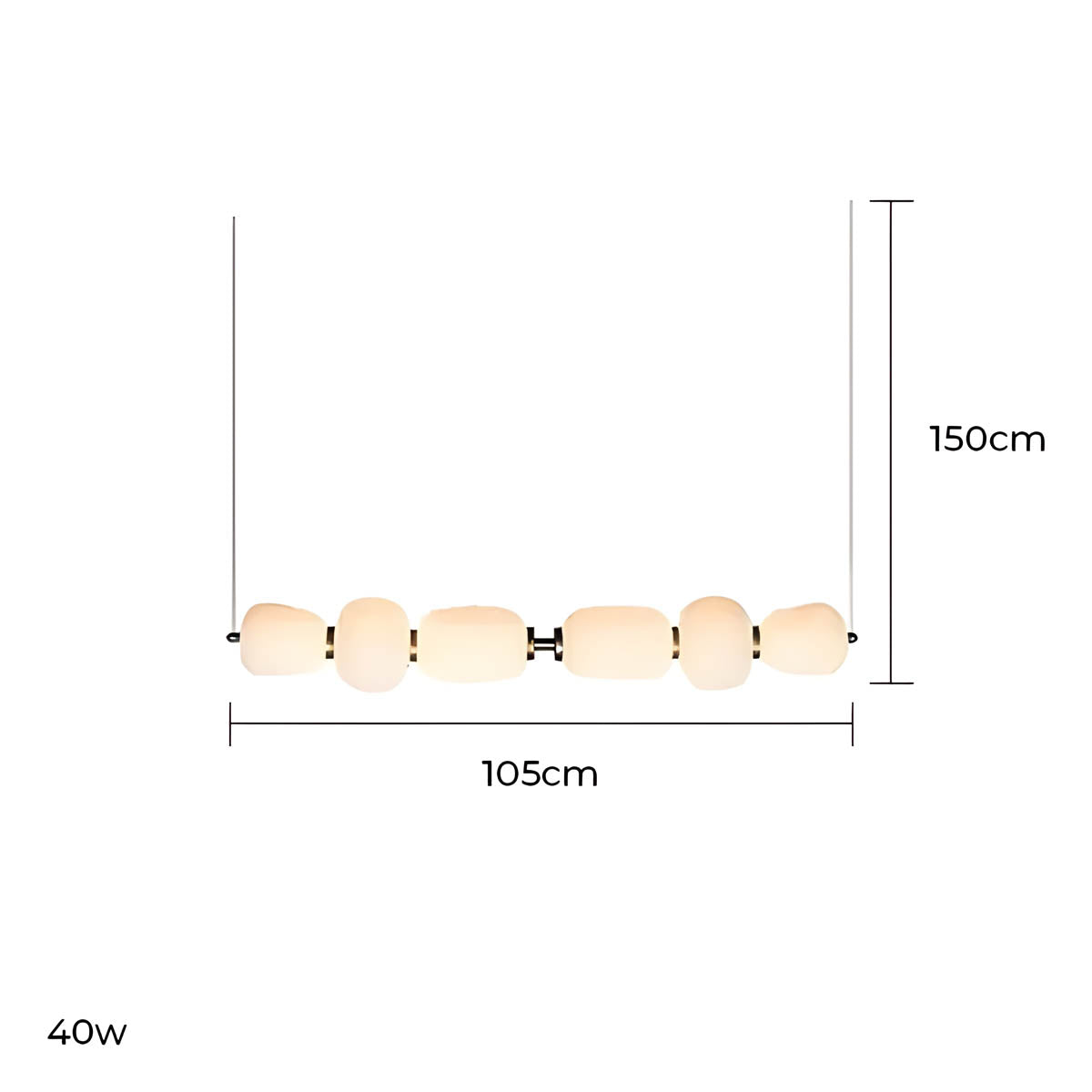 Blackthorn Axis Acrylic Linear Ceiling Light — gallery image 9