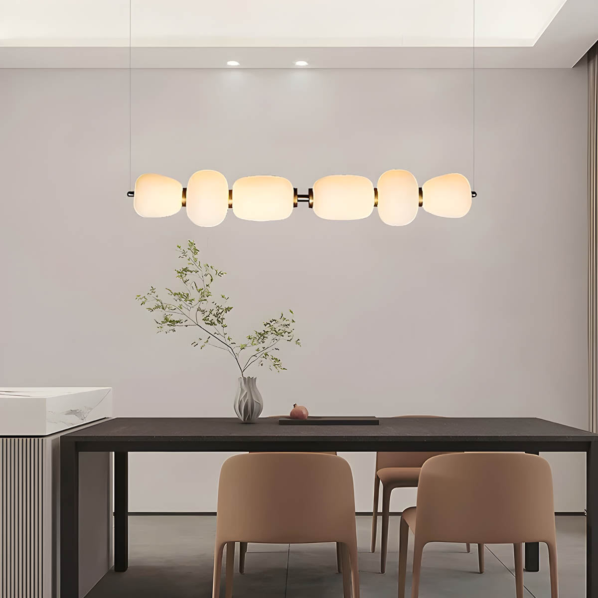 Blackthorn Axis Acrylic Linear Ceiling Light — gallery image 6