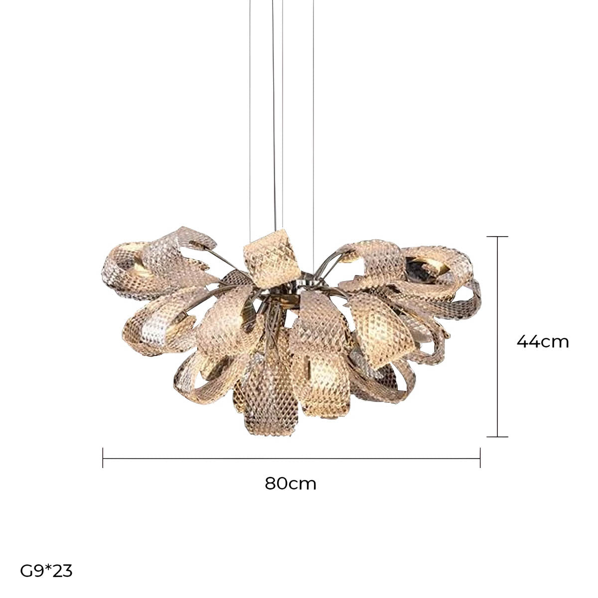 Huckleberry Axis Crystal Chandelier — gallery image 15