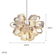 Huckleberry Axis Crystal Chandelier — gallery image 11