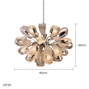 Huckleberry Axis Crystal Chandelier — gallery image 12