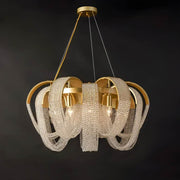 Larchwood Axis Crystal Linear Chandelier — gallery image 7