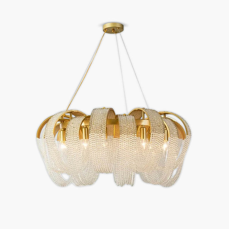 Larchwood Axis Crystal Linear Chandelier — gallery image 1