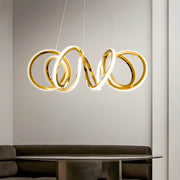 Mapledale Axis Stainless Steel Chandelier — gallery image 8