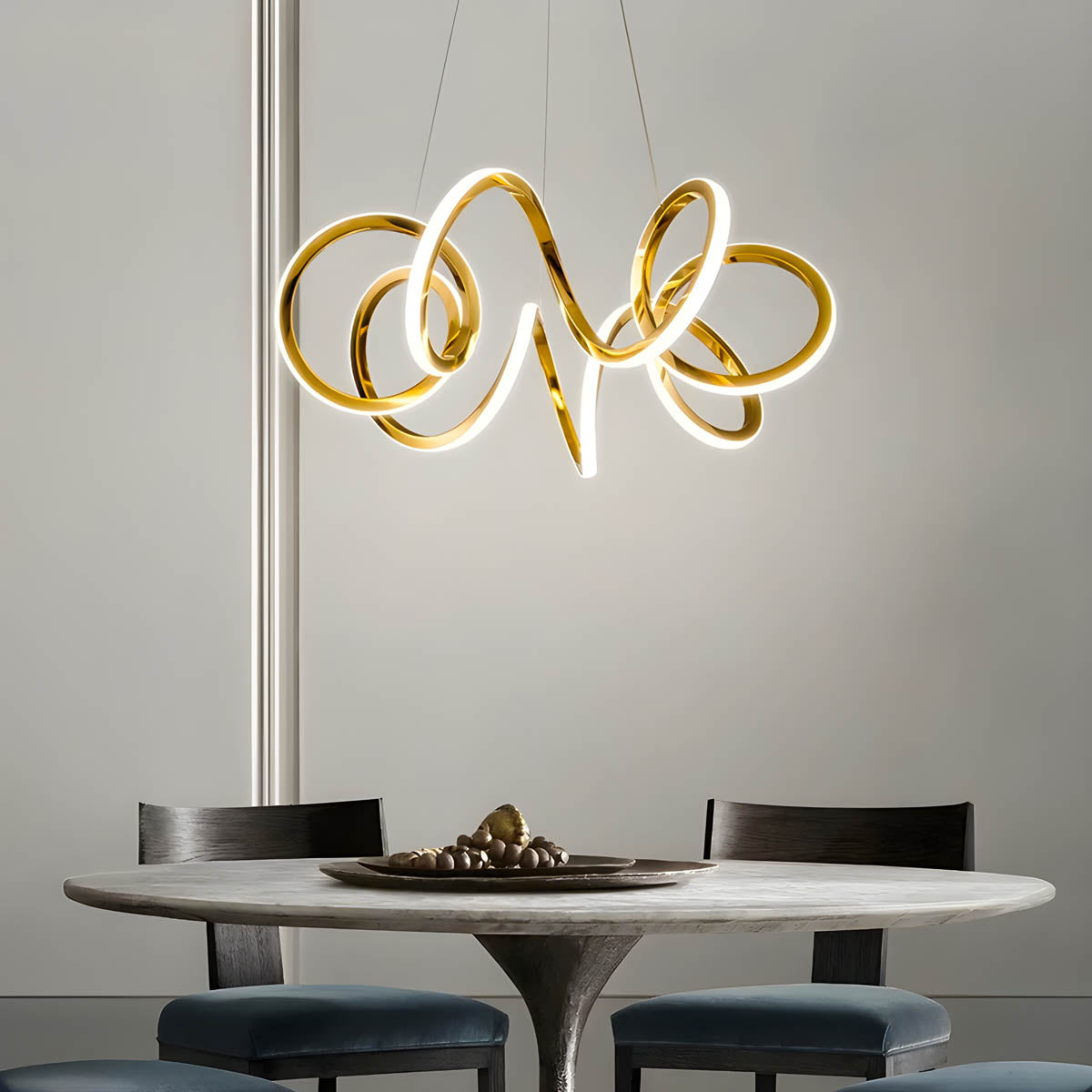 Mapledale Axis Stainless Steel Chandelier — gallery image 6