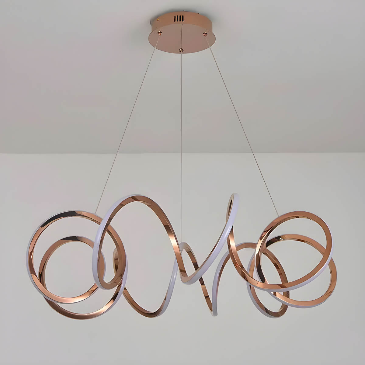 Mapledale Axis Stainless Steel Chandelier — gallery image 12