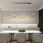 Silverwood Axis Stainless Steel Ring Chandelier — gallery image 2