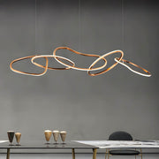 Silverwood Axis Stainless Steel Ring Chandelier — gallery image 7