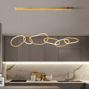 Silverwood Axis Stainless Steel Ring Chandelier — gallery image 4