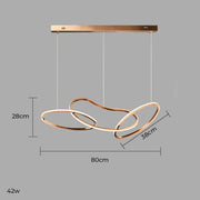 Silverwood Axis Stainless Steel Ring Chandelier — gallery image 21
