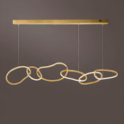 Silverwood Axis Stainless Steel Ring Chandelier — gallery image 11