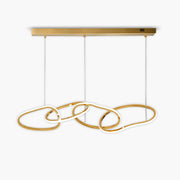 Silverwood Axis Stainless Steel Ring Chandelier — gallery image 1