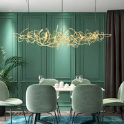 Whitmore Axis Stainless Steel Chandelier — gallery image 7