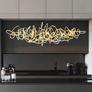 Whitmore Axis Stainless Steel Chandelier — gallery image 5