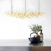 Whitmore Axis Stainless Steel Chandelier — gallery image 6