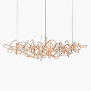Whitmore Axis Stainless Steel Chandelier — gallery image 1