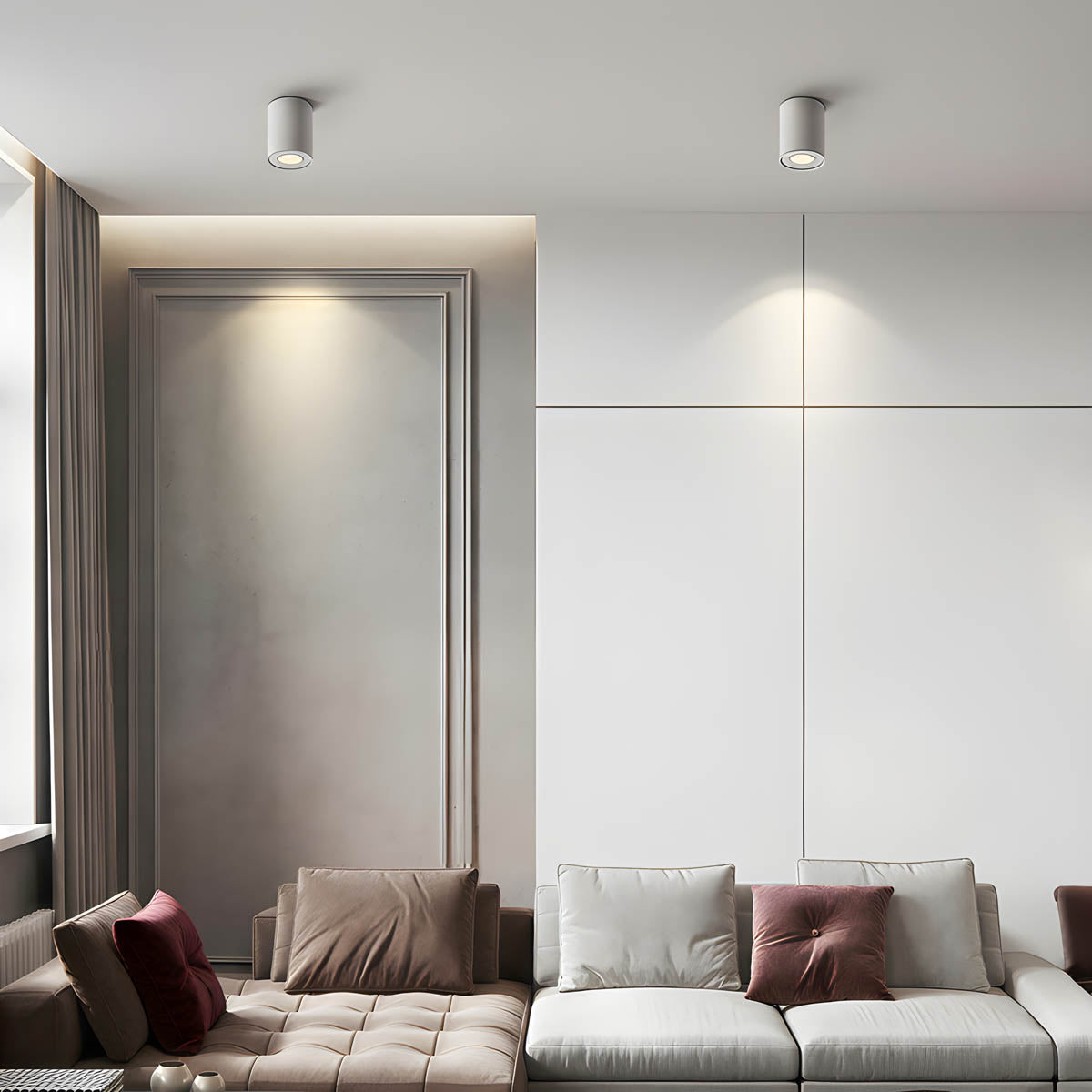 Woodford Axis Aluminum Ceiling Light — gallery image 5