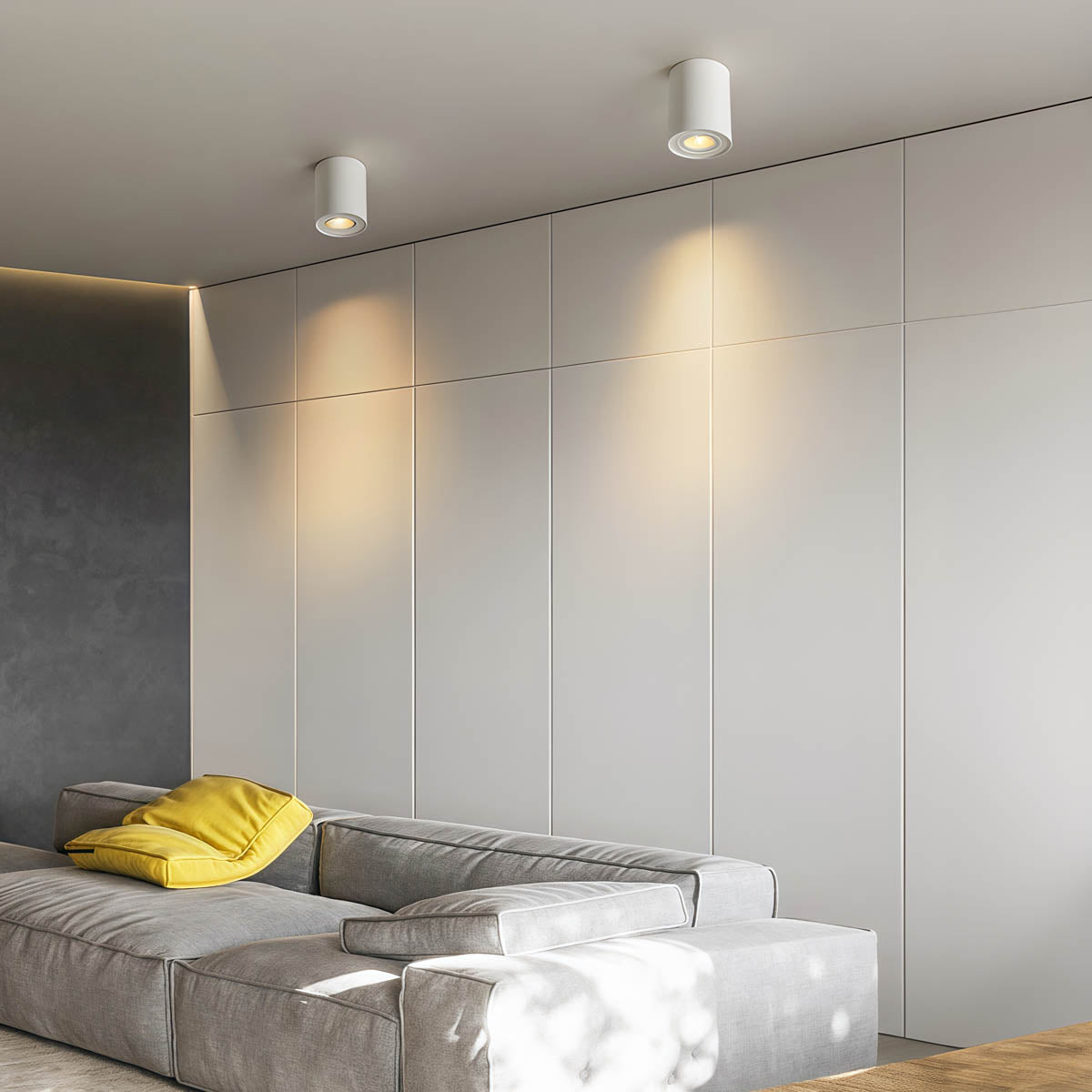 Woodford Axis Aluminum Ceiling Light — gallery image 3