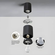 Woodford Axis Aluminum Ceiling Light — gallery image 9