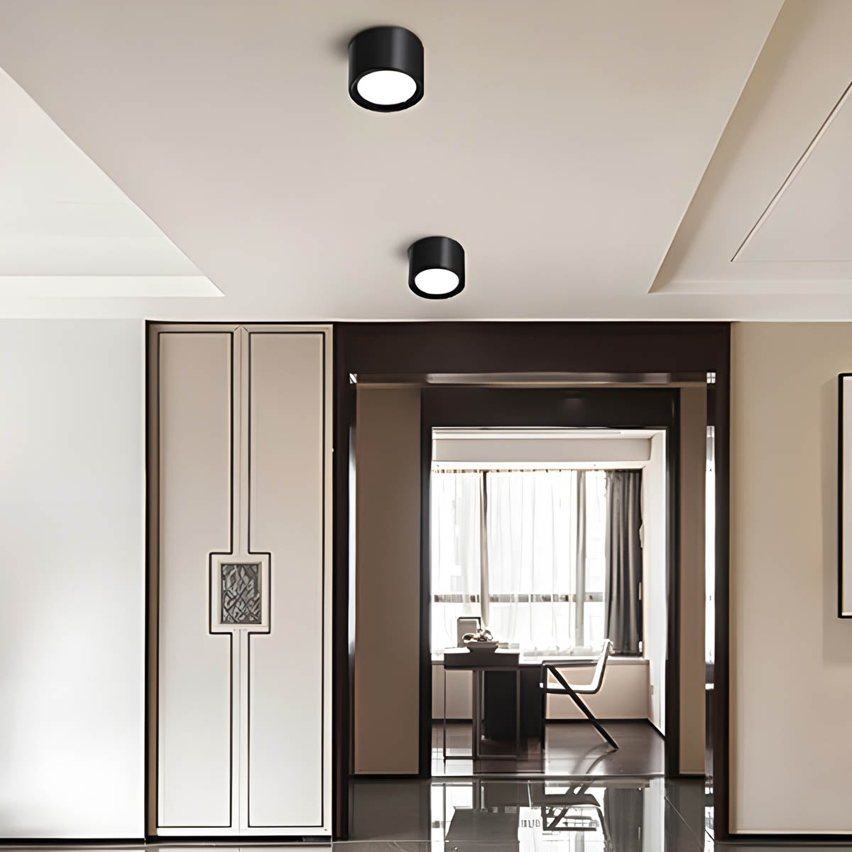 Ashford Loop Aluminum Ceiling Light — gallery image 5