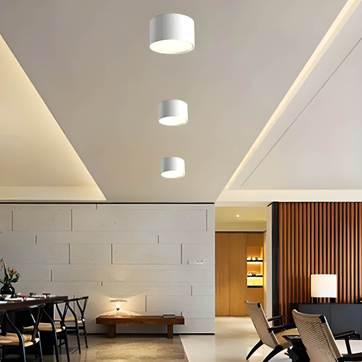 Ashford Loop Aluminum Ceiling Light — gallery image 6