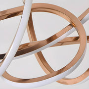 Alder Loop Acrylic Chandelier — gallery image 13
