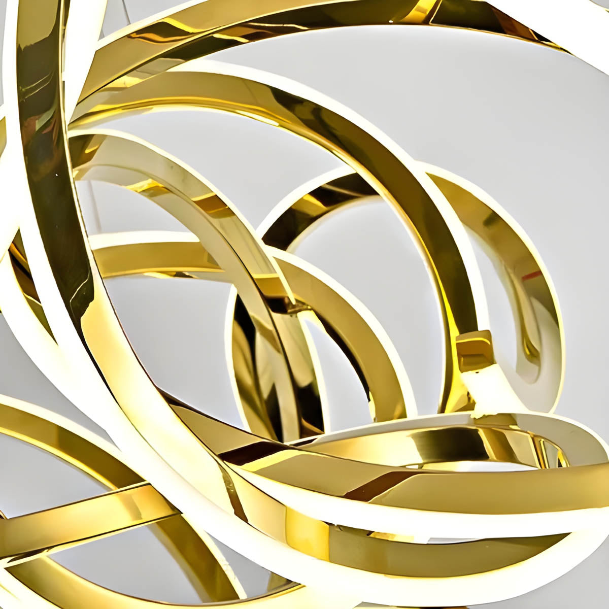 Alder Loop Acrylic Chandelier — gallery image 12