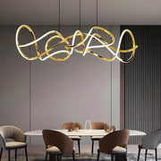 Alder Loop Acrylic Chandelier — gallery image 11