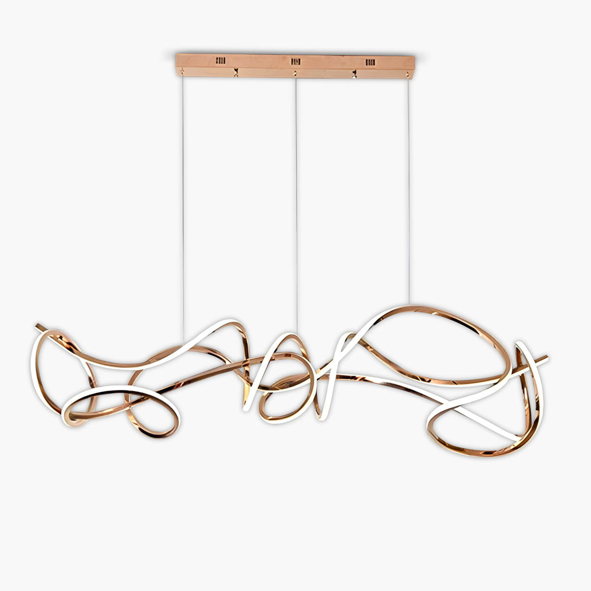 Alder Loop Acrylic Chandelier — gallery image 1