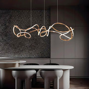 Alder Loop Acrylic Chandelier — gallery image 6