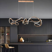 Alder Loop Acrylic Chandelier — gallery image 9