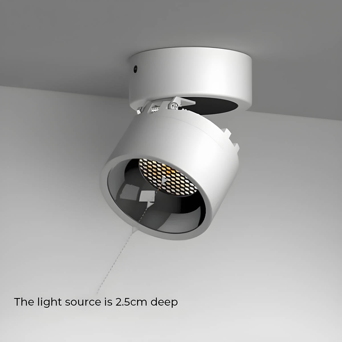 Bracken Loop Aluminum Ceiling Light — gallery image 10