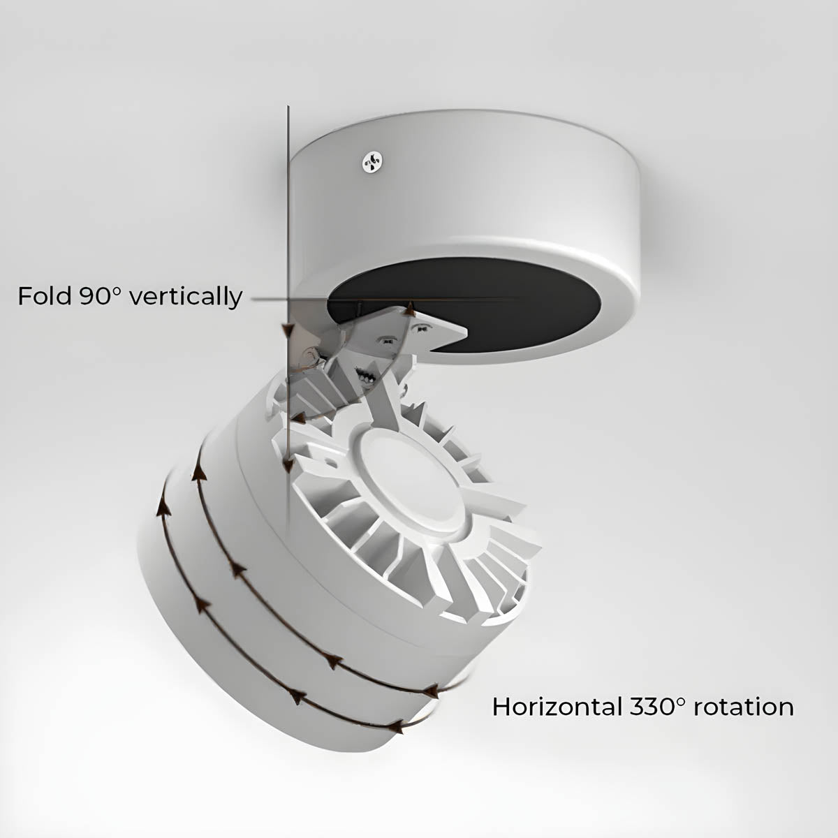 Bracken Loop Aluminum Ceiling Light — gallery image 11