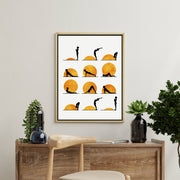Waverley Curve Sun Canvas Wall Art — gallery image 4