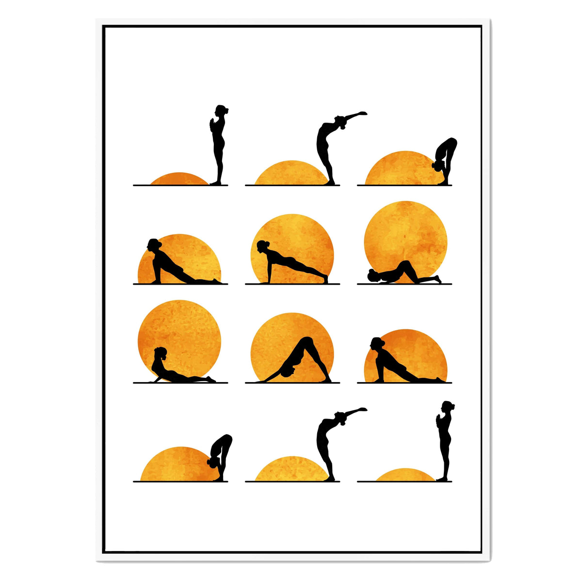 Waverley Curve Sun Canvas Wall Art — gallery image 44