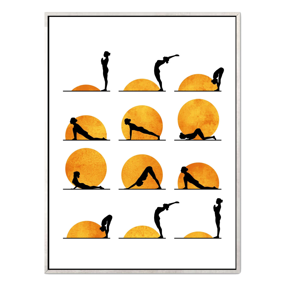 Waverley Curve Sun Canvas Wall Art — gallery image 34