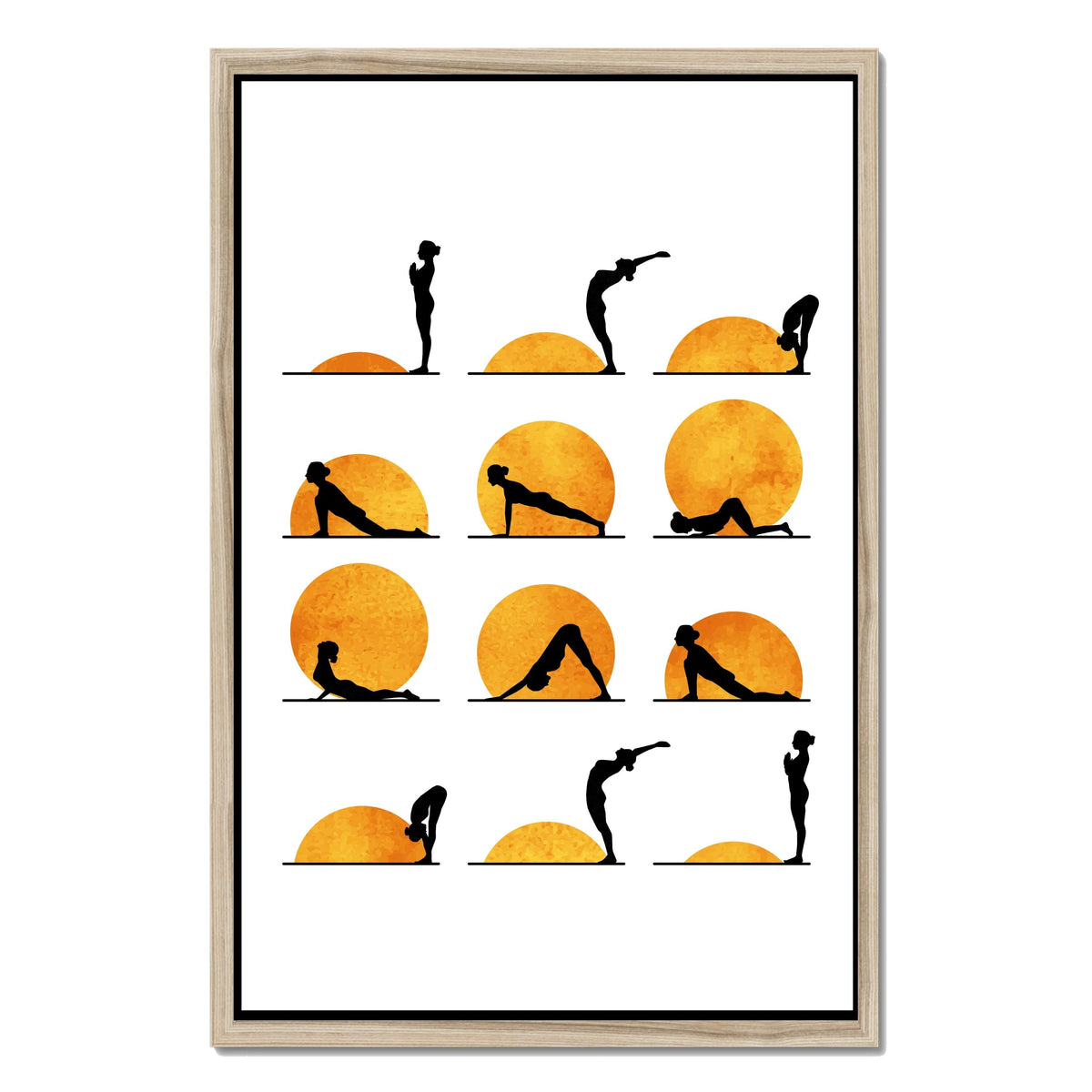 Waverley Curve Sun Canvas Wall Art — gallery image 28