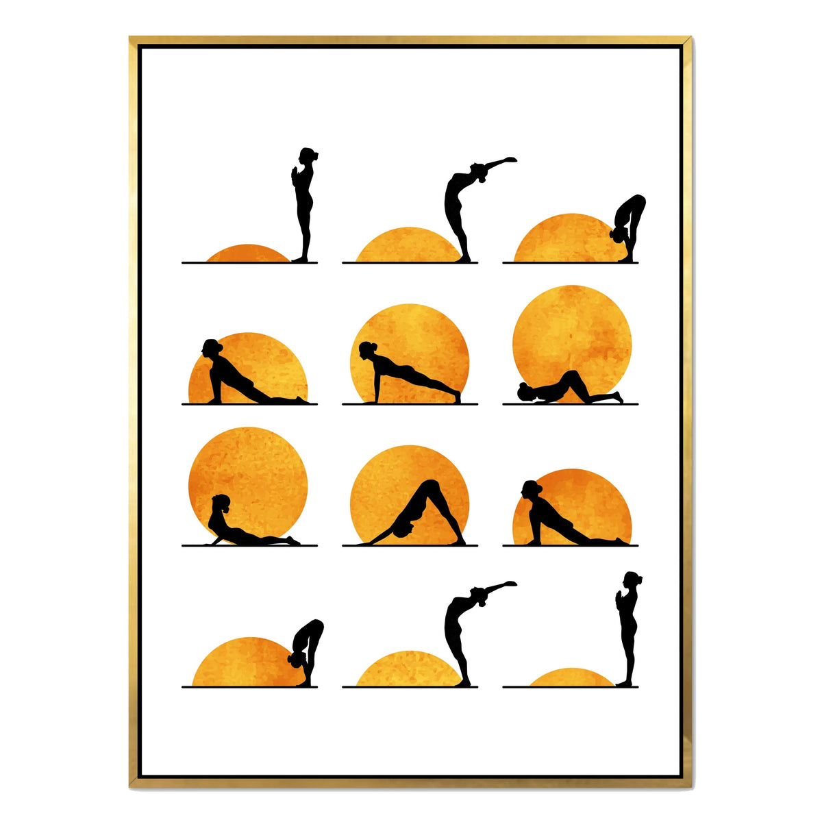 Waverley Curve Sun Canvas Wall Art — gallery image 31