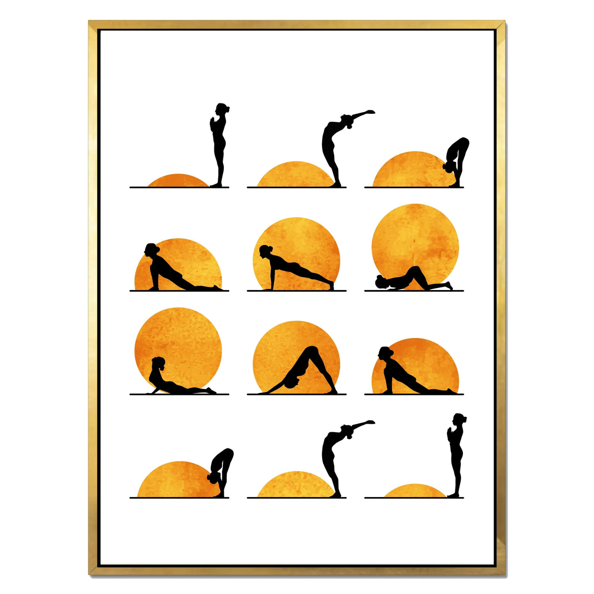 Waverley Curve Sun Canvas Wall Art — gallery image 24