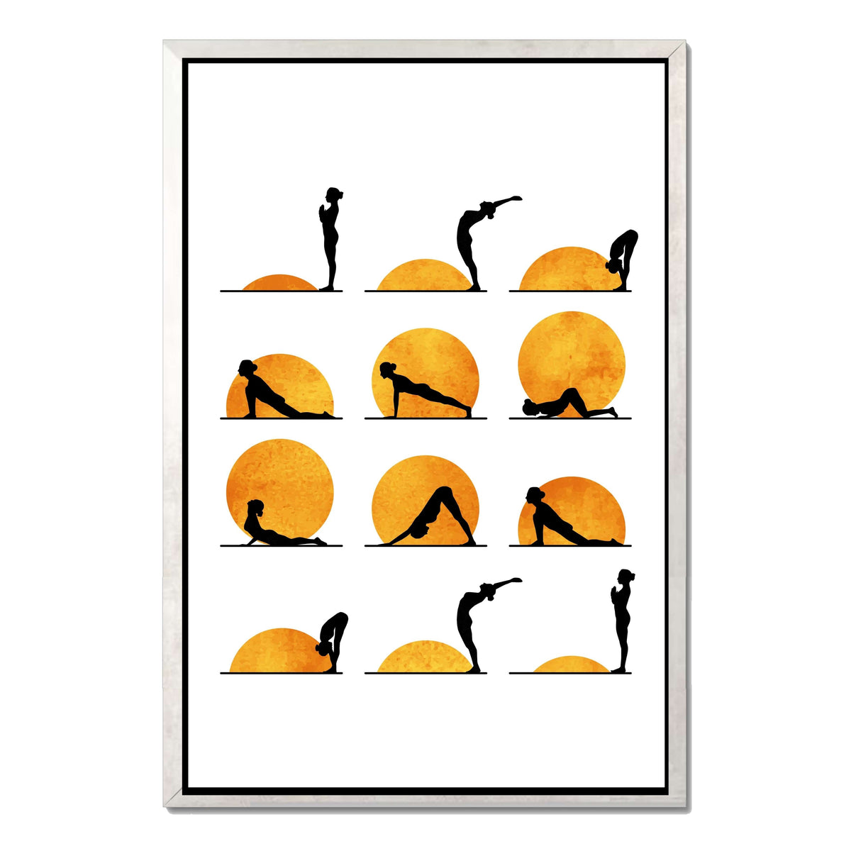 Waverley Curve Sun Canvas Wall Art — gallery image 20