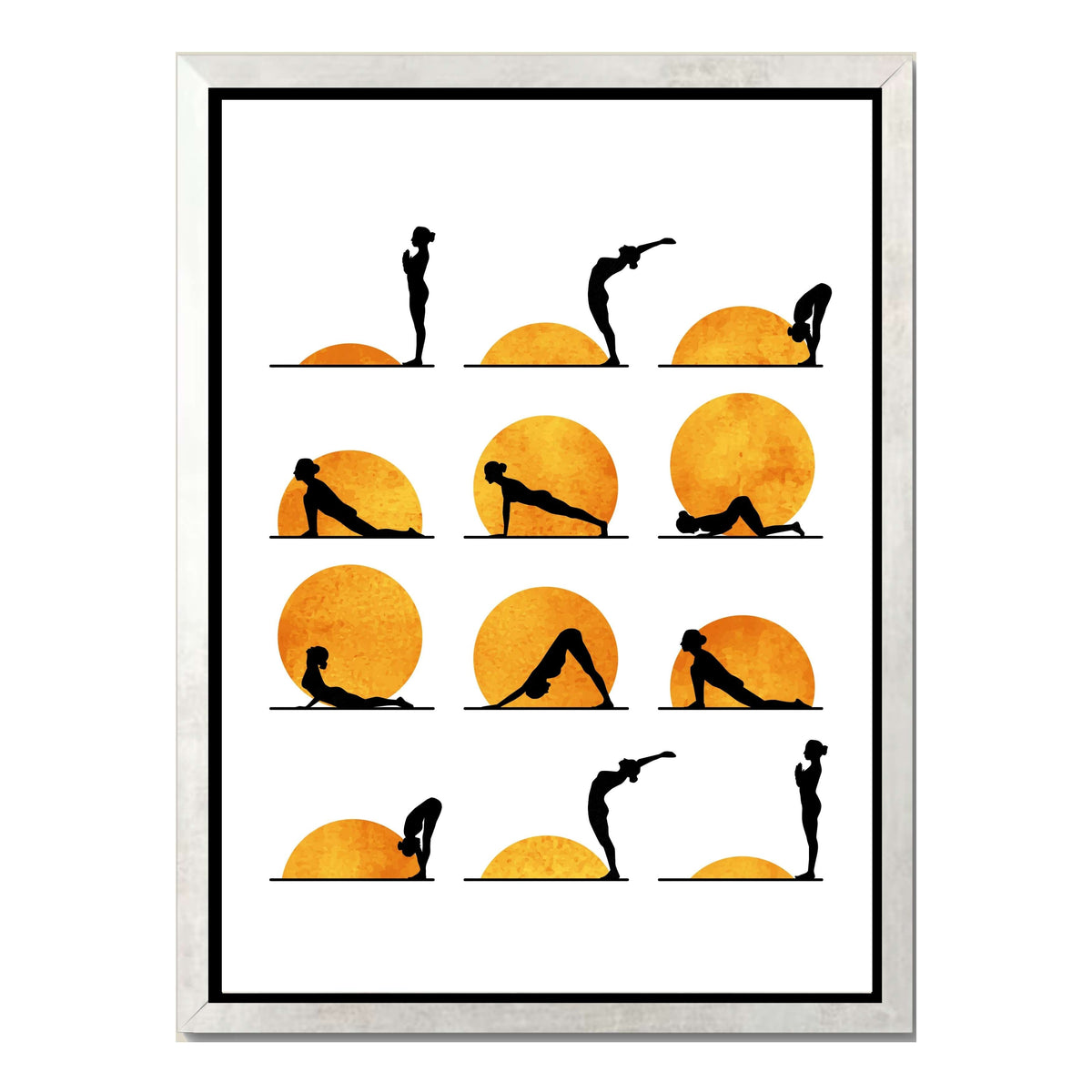 Waverley Curve Sun Canvas Wall Art — gallery image 19