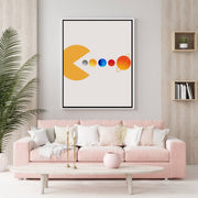 Cedar Loop Abstract Canvas Wall Art — gallery image 2