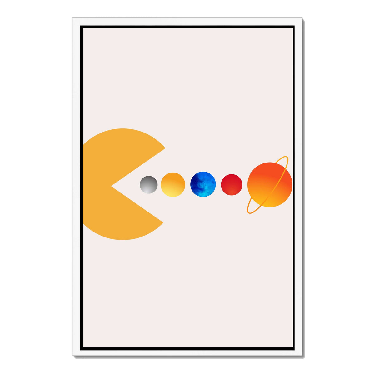 Cedar Loop Abstract Canvas Wall Art — gallery image 26