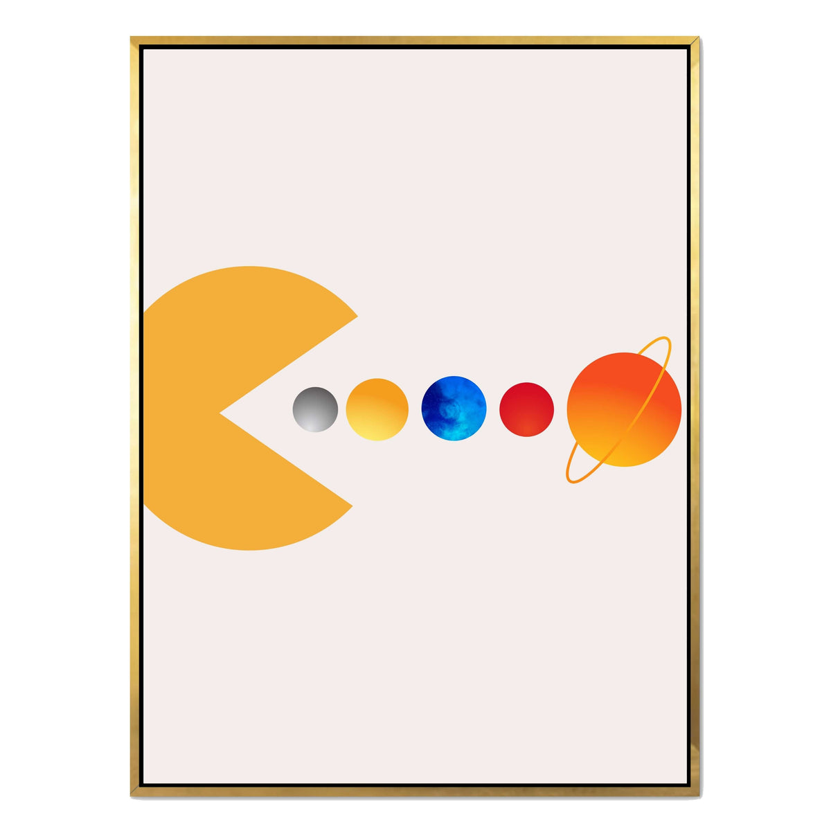 Cedar Loop Abstract Canvas Wall Art — gallery image 22