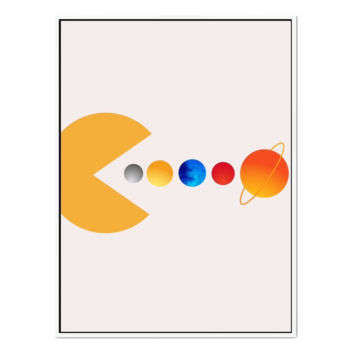 Cedar Loop Abstract Canvas Wall Art — gallery image 27