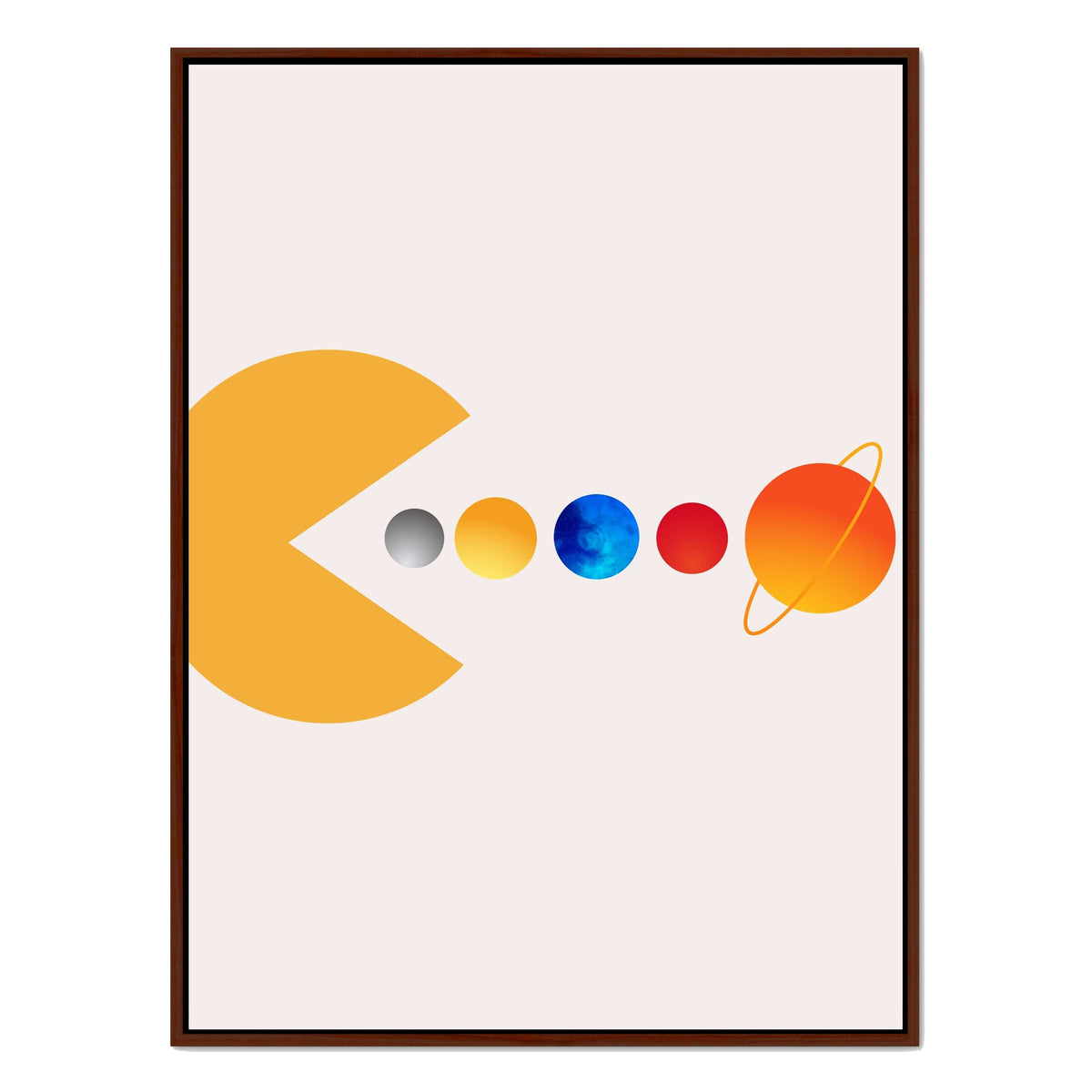 Cedar Loop Abstract Canvas Wall Art — gallery image 19