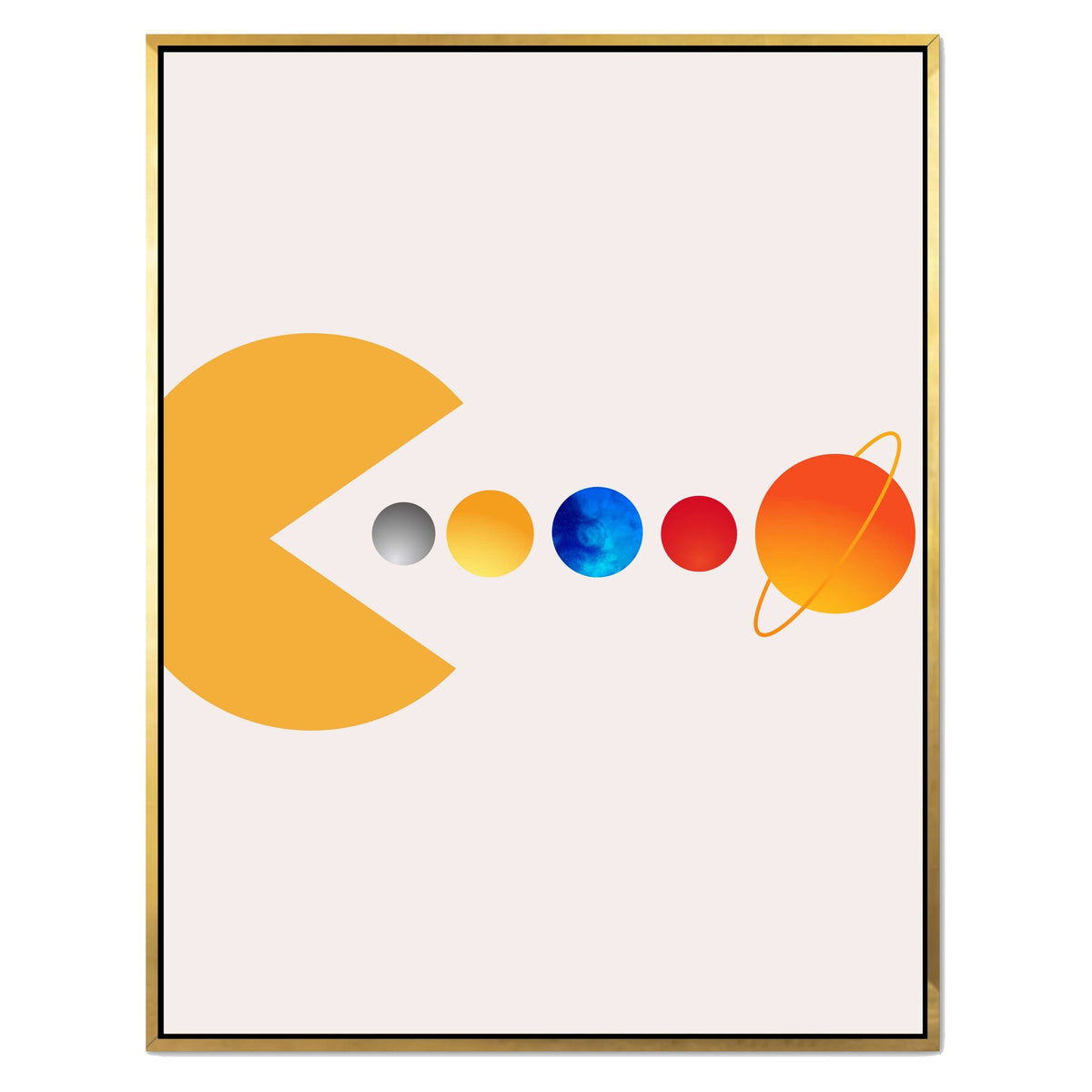 Cedar Loop Abstract Canvas Wall Art — gallery image 20